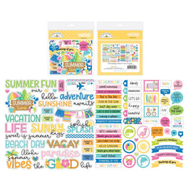 Summer Fun - Doodlebug Chit Chat Die-Cuts