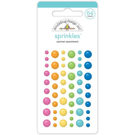 Summer, Summer Fun - Doodlebug Sprinkles Adhesive Enamel Assortment
