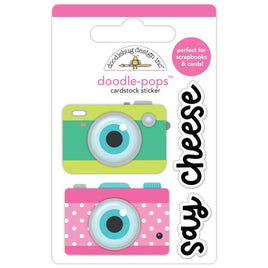 Photo Op, Summer Fun - Doodlebug Doodle-Pops 3D Sticker