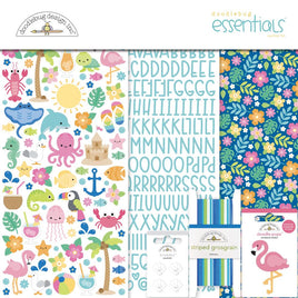Summer Fun - Doodlebug Essentials Page Kit 12"X12"