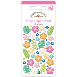 Island Tropics, Summer Fun - Doodlebug Sprinkles Adhesive Enamel Shapes
