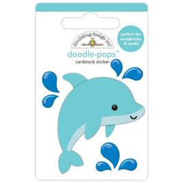 Donnie Dolphin, Summer Fun - Doodlebug Doodle-Pops 3D Sticker