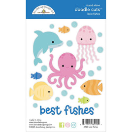 Best Fishes, Summer Fun - Doodlebug Doodle Cuts Dies