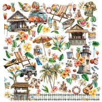 Element, Beach Vibes - 49 And Market Laser Cut Outs