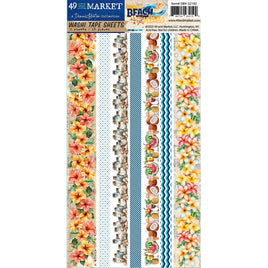 Beach Vibes - 49 And Market Washi Tape Sheets