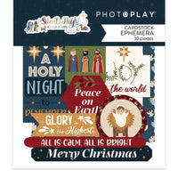 Silent Night - PhotoPlay Ephemera Cardstock Die-Cuts