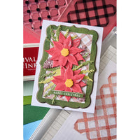 Poinsettia Trio - Sizzix Framelits Die & Stamp Set By 49 And Market 26/Pkg