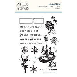 Simple Vintage Flannel Season - Simple Stories Photopolymer Stamps