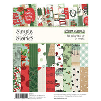 All Wrapped Up - Simple Stories Double-Sided Paper Pad 6"X8" 24/Pkg