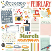 Life In Photos - Simple Stories 12-Month Memory Calendar