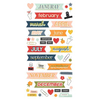 Life In Photos - Simple Stories 12-Month Memory Calendar