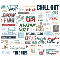 Sentiment - Simple Vintage Flannel Season Bits & Pieces Die-Cuts