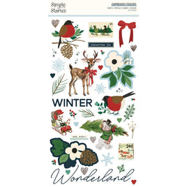 Simple Vintage Flannel Season - Simple Stories Chipboard Stickers 6"X12"