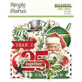 Elements - Simple Vintage Believe Bits & Pieces Die-Cuts
