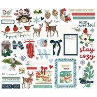 Elements - Simple Vintage Flannel Season Bits & Pieces Die-Cuts