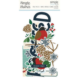 Simple Vintage Flannel Season - Simple Stories Simple Pages Page Pieces