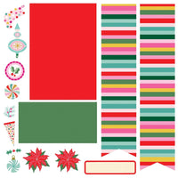 Hard Candy Christmas - Simple Stories Simple Pages Page Kit