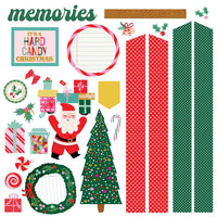 Hard Candy Christmas - Simple Stories Simple Pages Page Kit