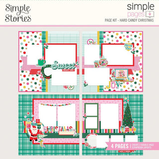 Hard Candy Christmas - Simple Stories Simple Pages Page Kit