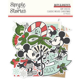 Elements - Say Cheese Classic Mouse Christmas Bits & Pieces Die-Cuts
