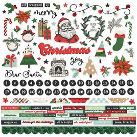 All Wrapped Up - Simple Stories Cardstock Stickers 12"X12"