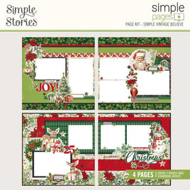 Simple Vintage Believe - Simple Stories Simple Pages Page Kit