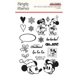 Say Cheese Classic Mouse Christmas - Simple Stories Photopolymer Stamps