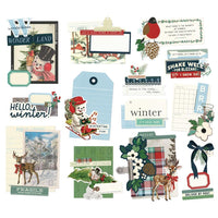 Big - Simple Vintage Flannel Season Bits & Pieces Die-Cuts