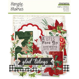 Simple Vintage Believe - Simple Stories Ephemera