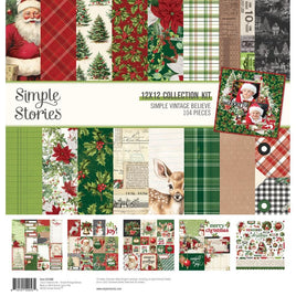 Simple Vintage Believe - Simple Stories Collection Kit 12"X12"