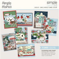 Simple Vintage Flannel Season - Simple Stories Simple Cards Card Kit
