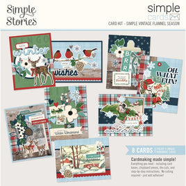 Simple Vintage Flannel Season - Simple Stories Simple Cards Card Kit
