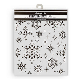 The Owl's House Snowflakes - Stamperia Stencil 7.87"X9.84"