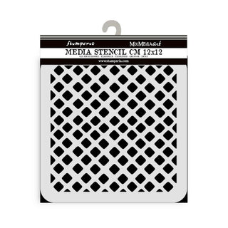 Candy Christmas Waffle Pattern - Stamperia Stencil 4.72