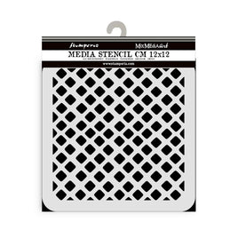 Candy Christmas Waffle Pattern - Stamperia Stencil 4.72"X4.72"
