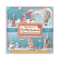 Candy Christmas - Stamperia Single-Sided Paper Pad 12"x12" 22/Pkg