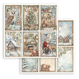 The Owl's House 6 Cards - Stamperia Double-Sided Cardstock 12"x12"