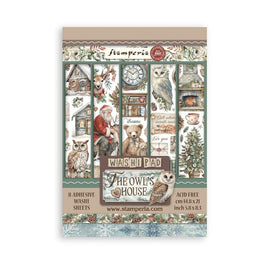 The Owl's House - Stamperia A5 Washi Pad 8/Pkg