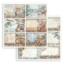 The Owl's House 6 Postcards - Stamperia Double-Sided Cardstock 12"x12"