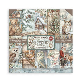 The Owl's House - Stamperia Scrapbooking Pad 8"X8" 10/Pkg