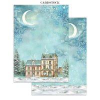 Alice In Christmas - Stamperia Junk Journal Stickers, Cut-outs And Backgrounds