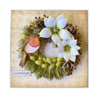 Holiday Wreath - Elizabeth Craft Metal Die