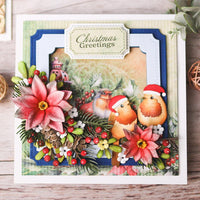 Festive Robin - Elizabeth Craft Metal Die