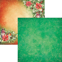 Festive Holly - Elizabeth Crafts Double-Sided Cardstock Pack 12"X12"