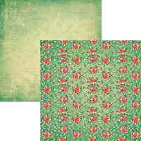 Festive Holly - Elizabeth Crafts Double-Sided Cardstock Pack 12"X12"