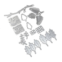 Winter Greenery - Elizabeth Craft Metal Die