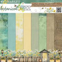 Botanical Buzz Solids - 49 And Market Collection Pack 12"X12"