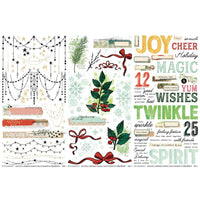 Essential, Mistletoe And Memories - 49 And Market Rub-On Transfer Set