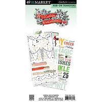 Essential, Mistletoe And Memories - 49 And Market Rub-On Transfer Set