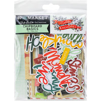 Basics, Mistletoe And Memories - 49 And Market Chipboard Set
